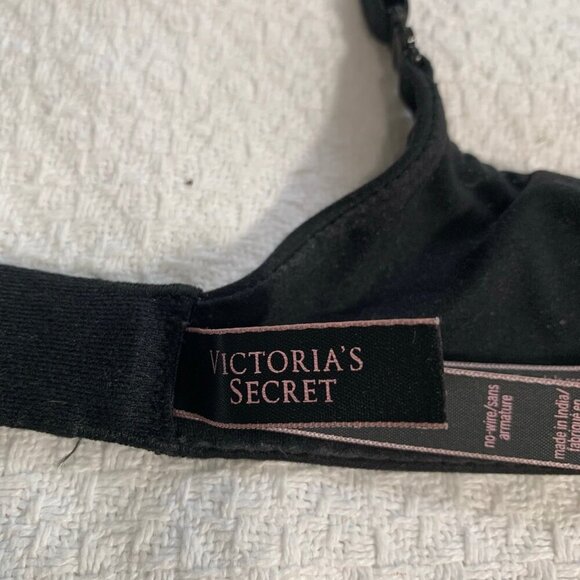 Victoria's Secret 34C body by victoria no-wire black adjustable strap bra - Picture 9 of 10